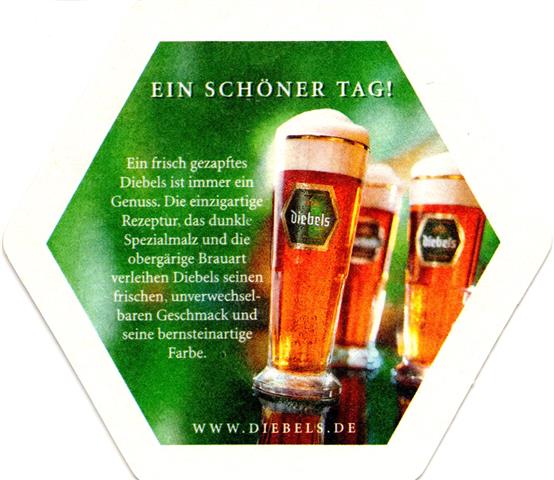 issum kle-nw diebels ein schner 2b (6eck195-3 glser-rand wei)